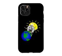 Drôle d'éclipse Solaire Totale - Photobomb Spatiale Coque pour iPhone 11 Pro