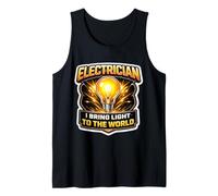 Drôle d'électricien I Bring Light to The World Electric Work Débardeur