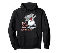 Drôle d'ÉLÉPHANT de Noël Bruh, Je suis là pour la Neige Sweat à Capuche