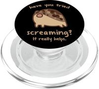 Drôle désert Pluie Grenouille Hurlant Meme PopSockets PopGrip pour MagSafe
