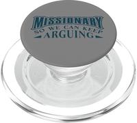 Drôle d'humour Adulte Missionnaire Nous Pouvons Continuer PopSockets PopGrip pour MagSafe