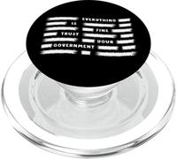 Drôle d'humour Politique Tout va Bien Faites Confiance PopSockets PopGrip pour MagSafe