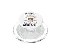 Drôle d'infirmière alimentée par Coffee Chaos and Night Shift PopSockets PopGrip pour MagSafe