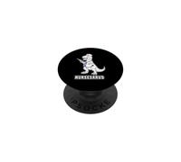 Drôle d'infirmière Qui Dit Nursesarus avec seringue Dinosaure PopSockets PopGrip Adhésif