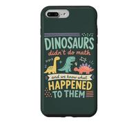 Drôle Dinosaure Math Teacher Salle de Classe Math Teacher Coque pour iPhone 7 Plus/8 Plus