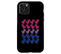 Drôle Dinosaures Pixel Art LGBT Bisexuel Drapeau Coque pour iPhone 11 Pro
