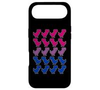 Drôle Dinosaures Pixel Art LGBT Bisexuel Drapeau Coque pour iPhone Air