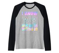 Drôle DJ Art Hommes Femmes Musique Producteur Disque Jockey Lover DJ Manche Raglan
