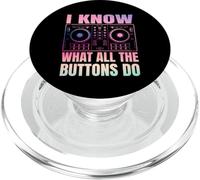Drôle DJ Art Hommes Femmes Musique Producteur Disque Jockey Lover DJ PopSockets PopGrip pour MagSafe