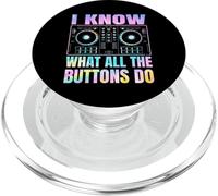 Drôle DJ Art Hommes Femmes Musique Producteur Disque Jockey Lover DJ PopSockets PopGrip pour MagSafe