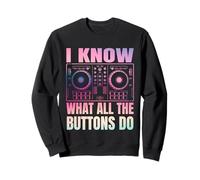 Drôle DJ Art Hommes Femmes Musique Producteur Disque Jockey Lover DJ Sweatshirt