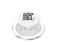 drôle Dogue Allemand Où Vas-tu ? PopSockets PopGrip pour MagSafe