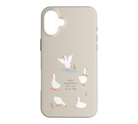 Drôle d'oie et Canard Oiseau sans Aucun Doute Pas dans Une rangée Coque pour iPhone 16 Plus