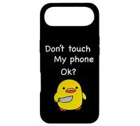 Drôle Don't Touch My Phone en Colère Mignon Canard Mème Coque pour iPhone Air