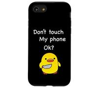 Drôle Don't Touch My Phone en Colère Mignon Canard Mème Coque pour iPhone SE (2020) / 7/8