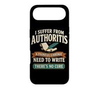 Drôle écrivain autorité romancier écriture créative Humour Coque pour iPhone Air