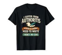 Drôle écrivain autorité romancier écriture créative Humour T-Shirt