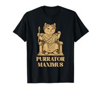 Drôle Empereur Romain Chat Histoire Professeur Ancien Amoureux des Chats T-Shirt