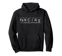 Drôle Escrime Escrimeur Éléments Périodiques Nerd Sweat à Capuche