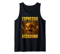 Drôle Espresso Assassin Café Ninja Samouraï T Shirt Débardeur