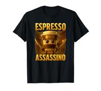 Drôle Espresso Assassin Café Ninja Samouraï T Shirt T-Shirt