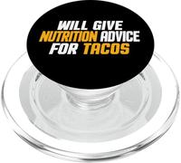 Drôle et diététique donnera des Conseils nutritionnels pour Les Tacos PopSockets PopGrip pour MagSafe