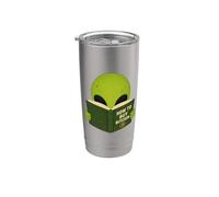 Drôle et mignon Comment acheter Bitcoin Aliens Crypto Lovers Gobelet isotherme en acier inoxydable double paroi