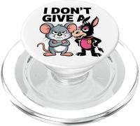 Drôle et Sarcastique, Je ne Donne Pas Le Cul d'un âne à Un Rat PopSockets PopGrip pour MagSafe