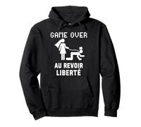 Drole EVG au Revoir Liberte Soiree Humour Sweat à Capuche
