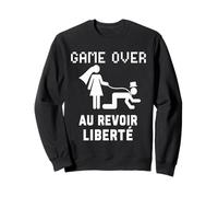 Drole EVG au Revoir Liberte Soiree Humour Sweatshirt