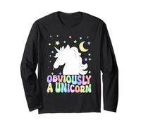 Drôle évidemment Une Licorne Manche Longue