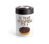Drôle Fantaisie Donut Instrument Cadeau Humoristique Dessert Mignon Graphique Cadeau Peut Porte-Canette 355 ml
