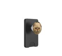 Drôle Fatigué Persan Chat Chaton Visage Meme Photo PopSockets PopWallet pour MagSafe