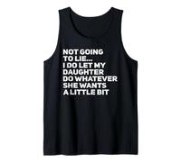 Drôle fête des pères Papa d'une Fille Fille Papa Humour Papa Débardeur