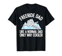 Drôle Freeride Ski Alpin Freeride Dad T-Shirt
