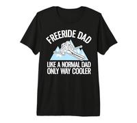 Drôle Freeride Ski Alpin Freeride Dad T-Shirt Haut de Gamme