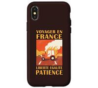 Drôle French Road Trip Be Patient on The Highway Coque pour iPhone X/XS