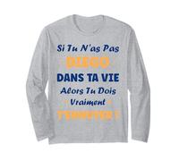 Drôle garçon Si Pas Diego Prénom Rigolo Humour Diego Manche Longue