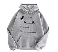 Drôle Geek Vous êtes Hors Ligne, Internet Addict Gift Hoodie Nouveauté Unisexe Sweat à Capuche léger pour Adolescentes
