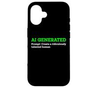 Drôle généré par l'IA pour créer Un Artiste Humain ridiculement talentueux Coque pour iPhone 16