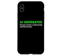 Drôle généré par l'IA pour créer Un Artiste Humain ridiculement talentueux Coque pour iPhone XS Max