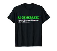 Drôle généré par l'IA pour créer Un Artiste Humain ridiculement talentueux T-Shirt