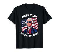 Drôle George Washington Hawk Tuah Spit On That Thang T-Shirt
