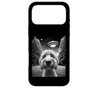 Drôle Golden Doodle Selfie Rencontres OVNI pour Les Amoureux des Chiens Coque pour iPhone 17 Pro Max