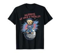 Drôle Golden Retriever Astronomie Astrophysique Astronautes T-Shirt