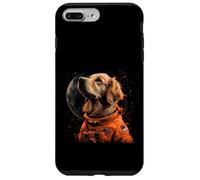 Drôle Golden Retriever Lovers Dog Astronaute in The Space Coque pour iPhone 7 Plus/8 Plus