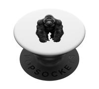 Drôle Gorilla Jungle Wildlife Nature Power Animal Art PopSockets PopGrip Adhésif
