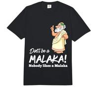 Drôle Grec Don't be a Malaka Nobody Likes Malaka Sarcastic Comfort Colors Adult Heavyweight T-Shirt