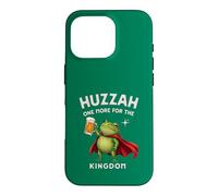Drôle Grenouille Chevalier Huzzah for The Kingdom Beer Ale Buveur Coque pour iPhone 16 Pro