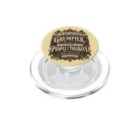 Drôle Grumpy Vieille Dame Sarcastique Femme Plus Âgée Vintage PopSockets PopGrip pour MagSafe